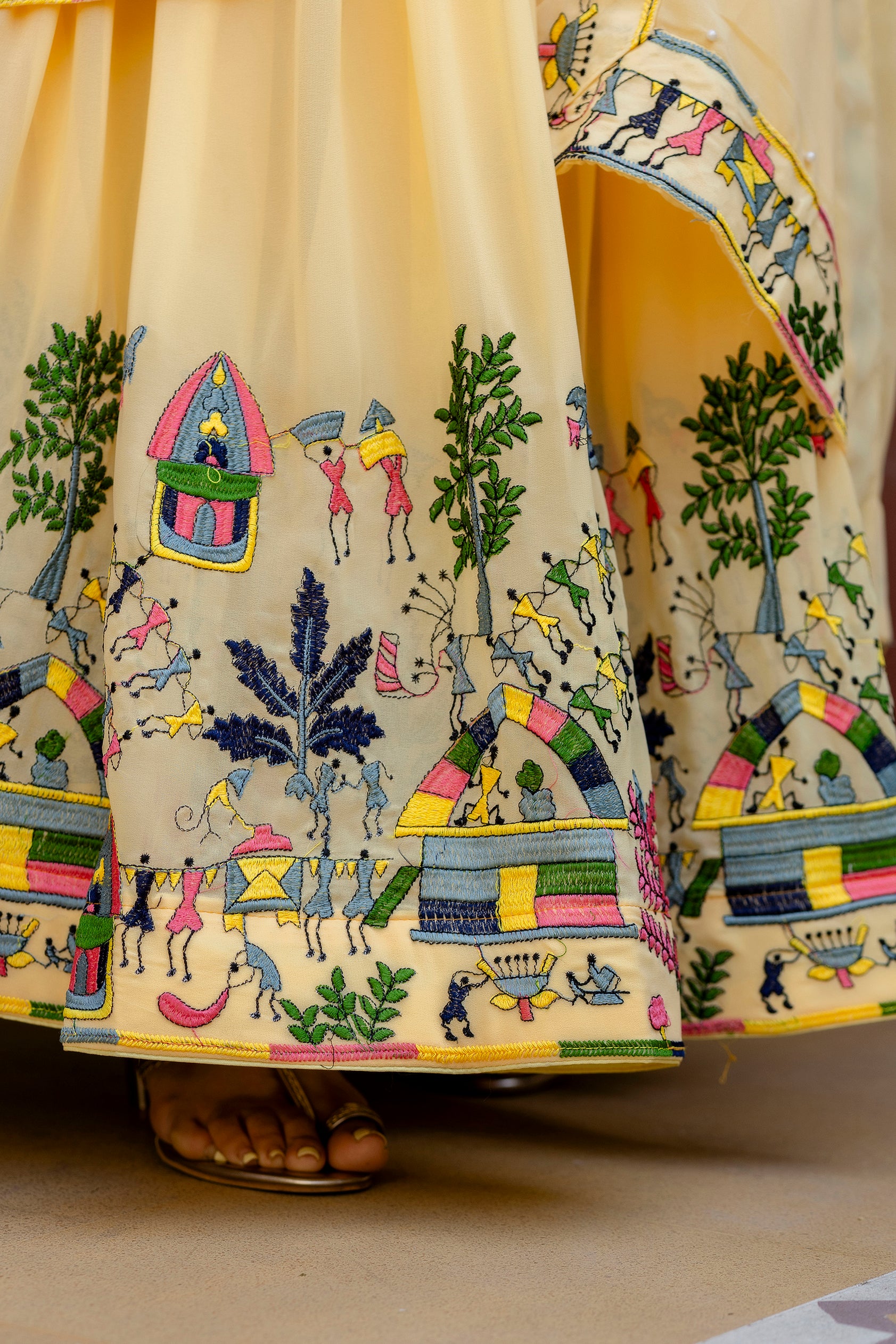 Baby Printed Anarkali Gown with Dupatta | Designer Ethnic Gown | Premium Festive & Wedding Wear