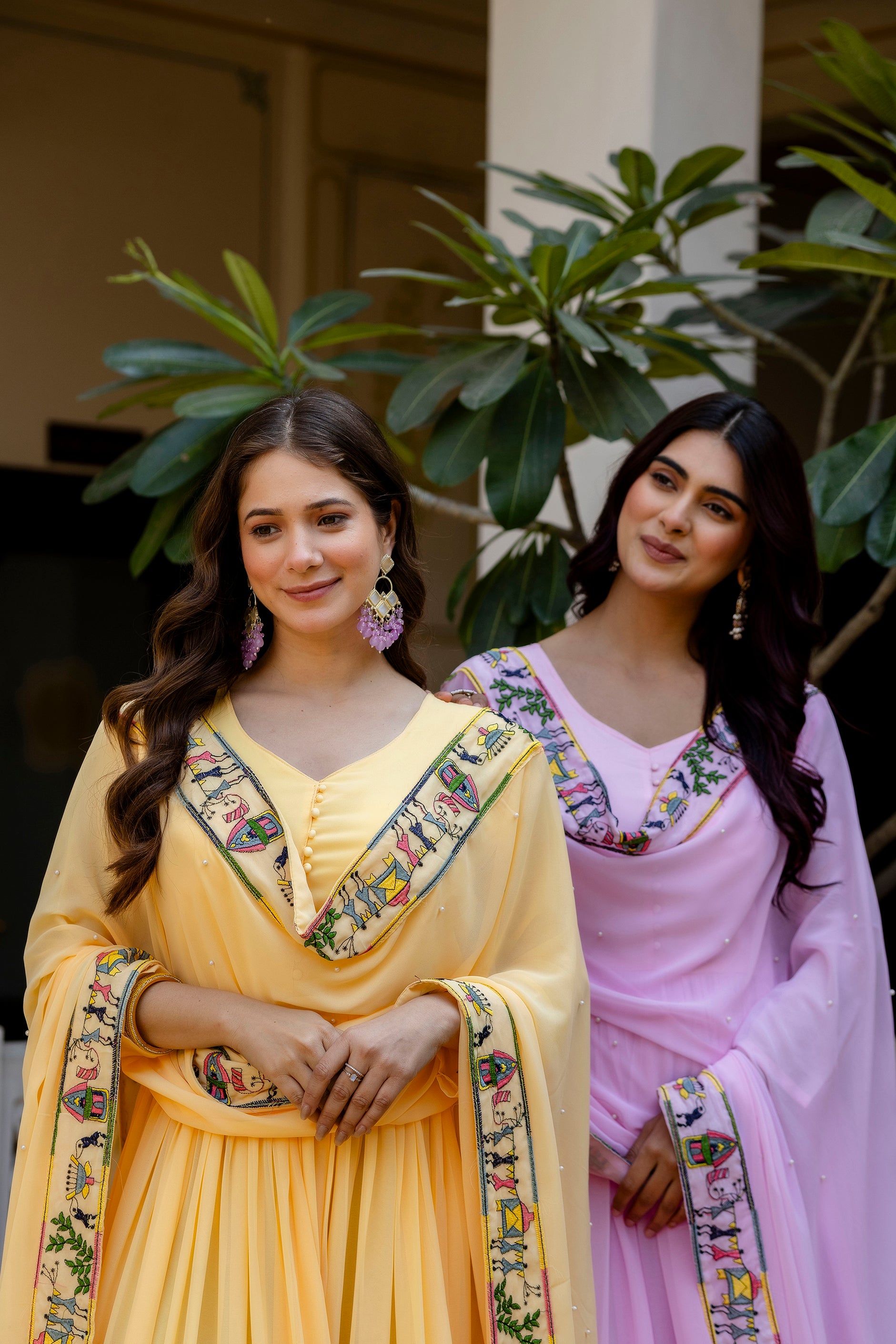 Baby Printed Anarkali Gown with Dupatta | Designer Ethnic Gown | Premium Festive & Wedding Wear
