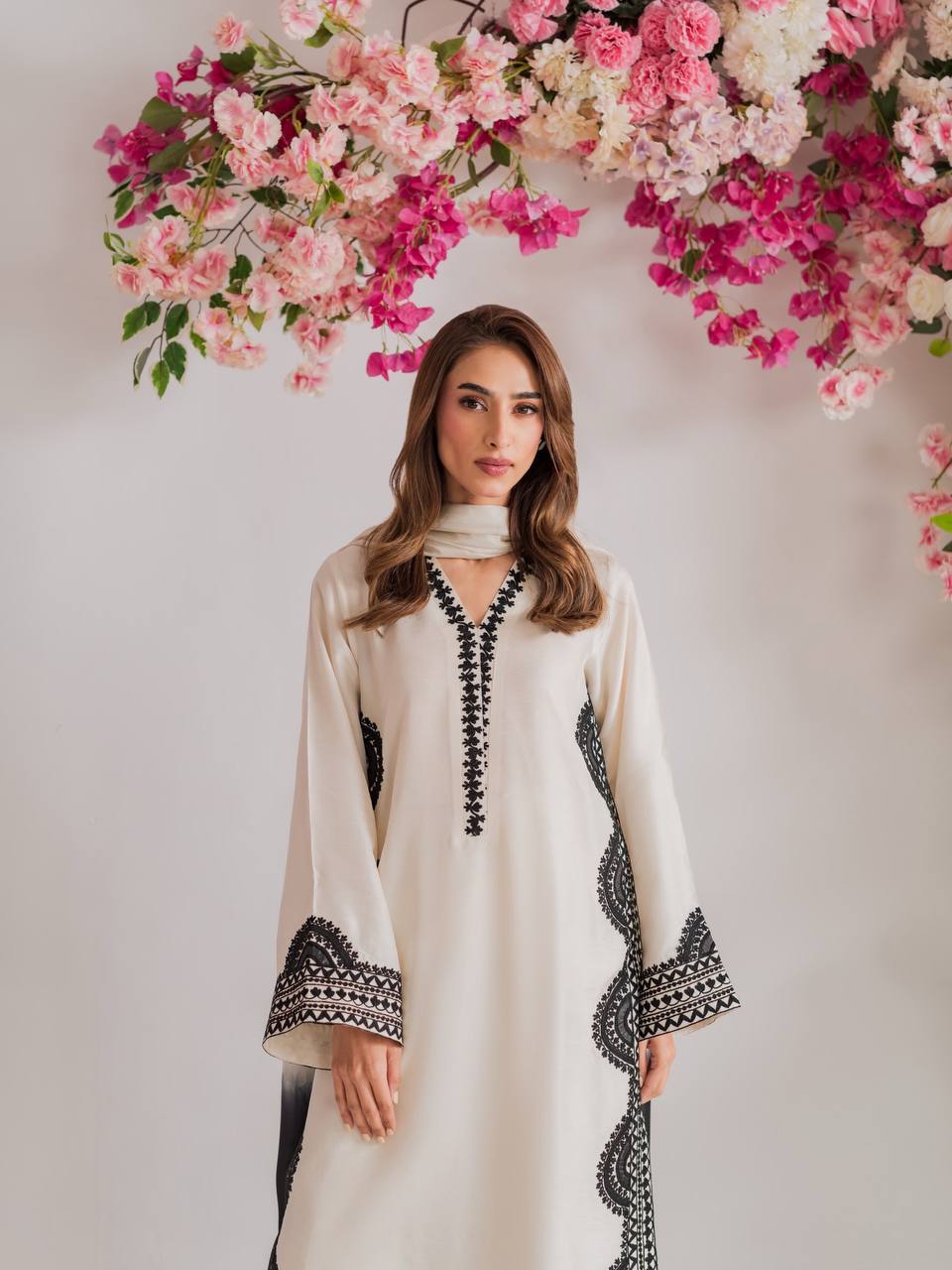 Biscuit Slub Thread Work Suit Set