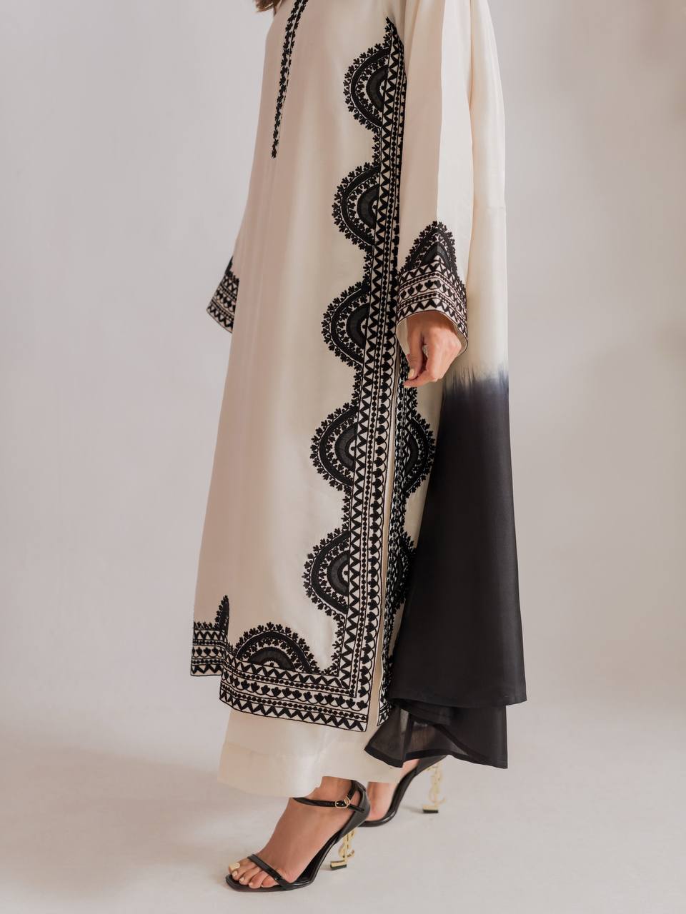 Biscuit Slub Thread Work Suit Set