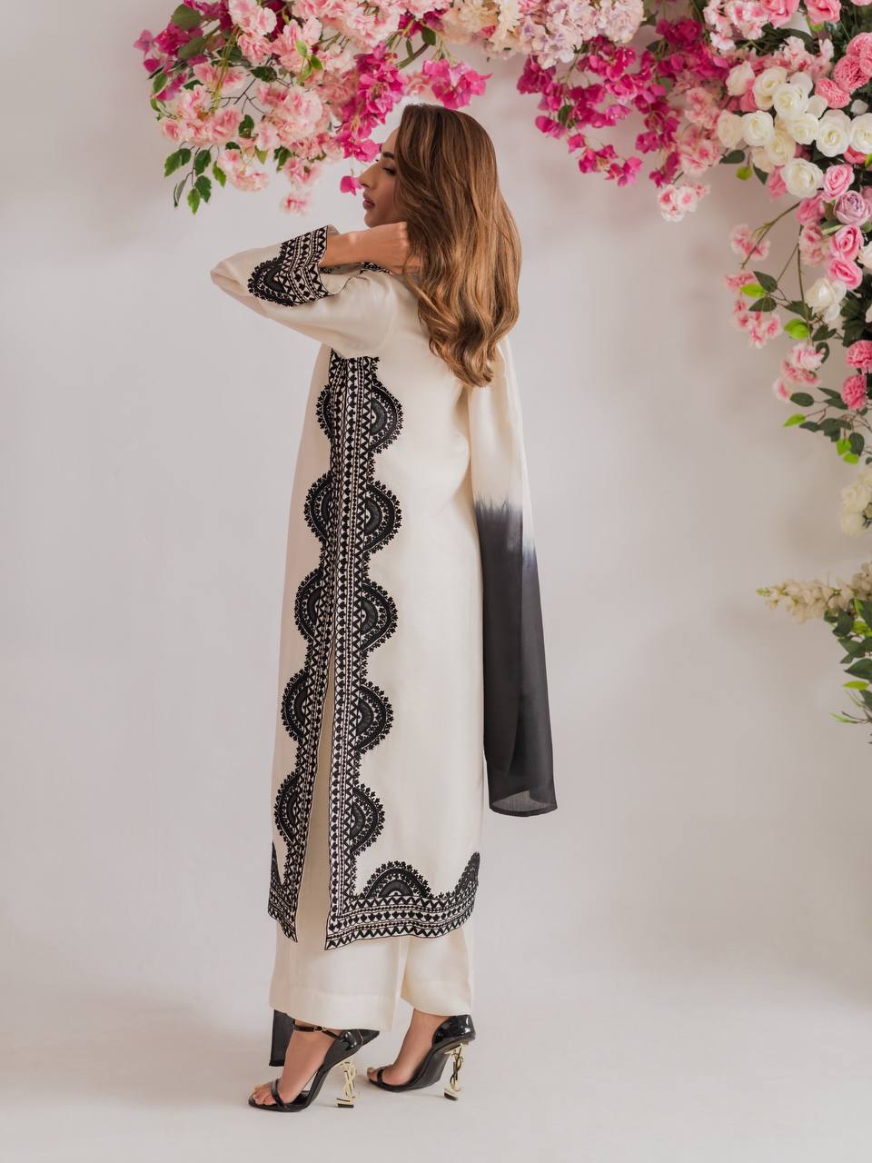 Biscuit Slub Thread Work Suit Set