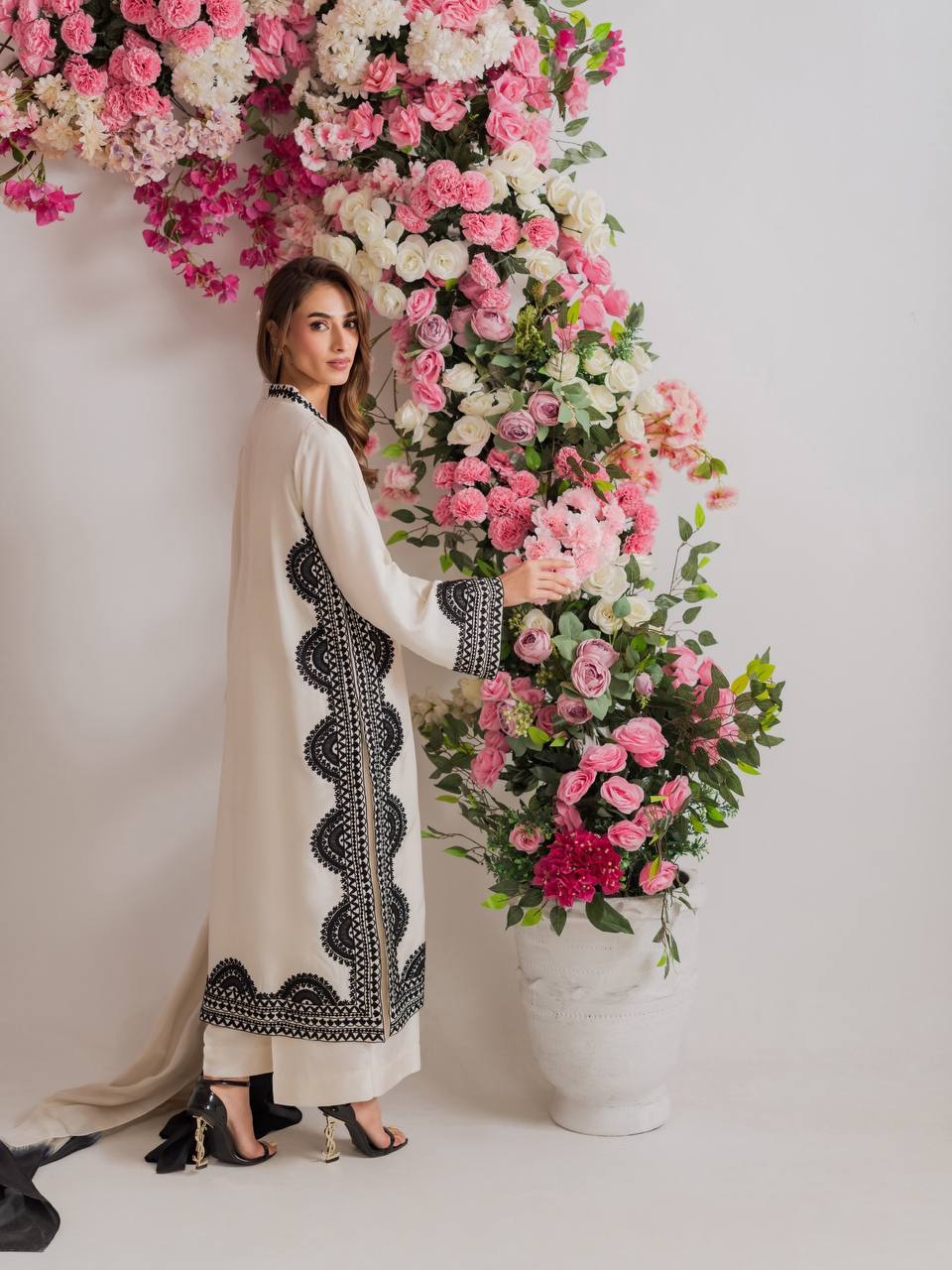 Biscuit Slub Thread Work Suit Set