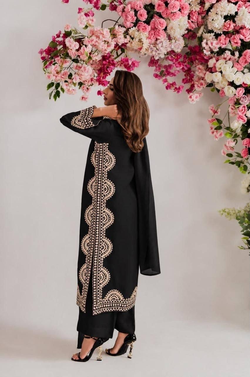 Biscuit Slub Thread Work Suit Set