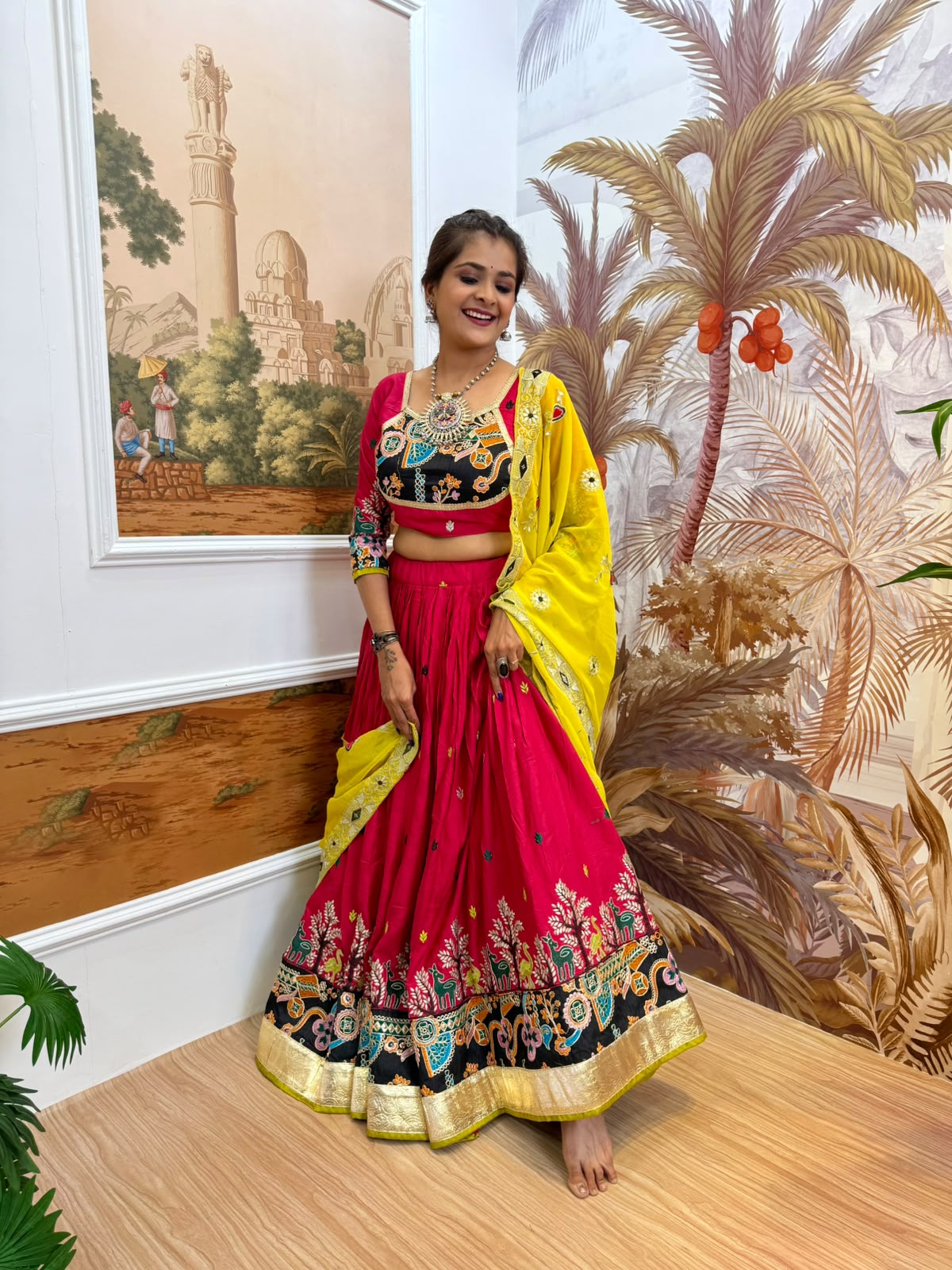 Heavy Embroidered Rayon Lehenga Choli