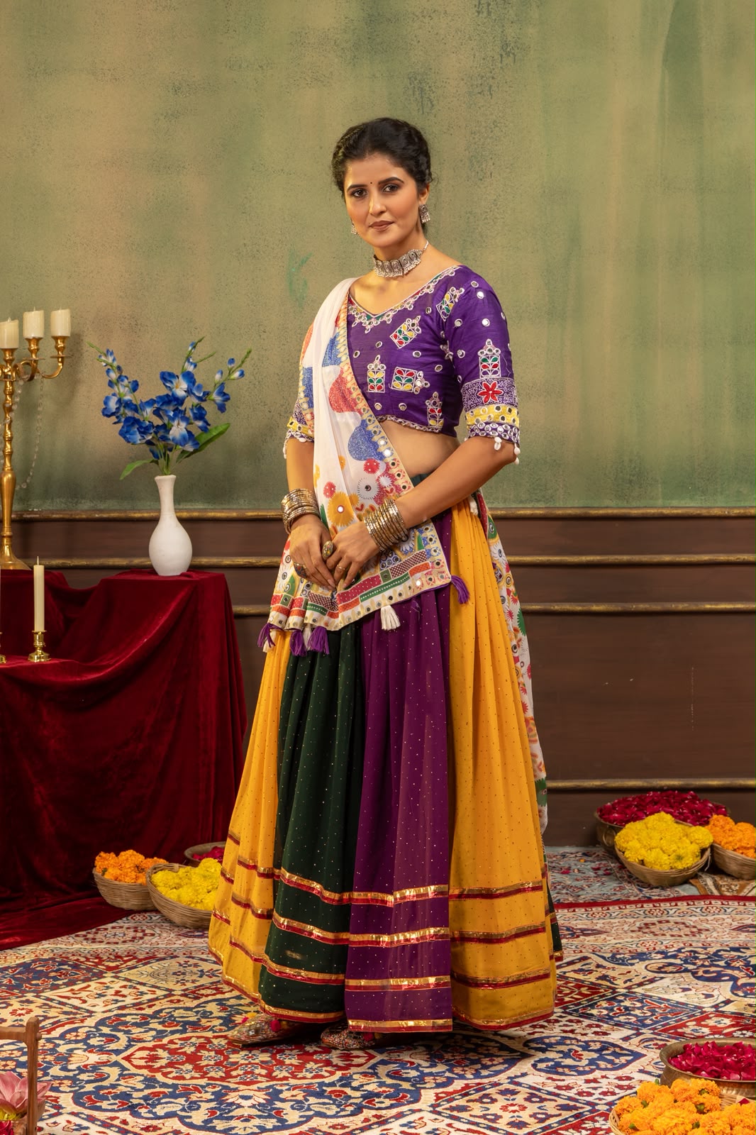 Navratri Faux Georgette Lehenga Choli