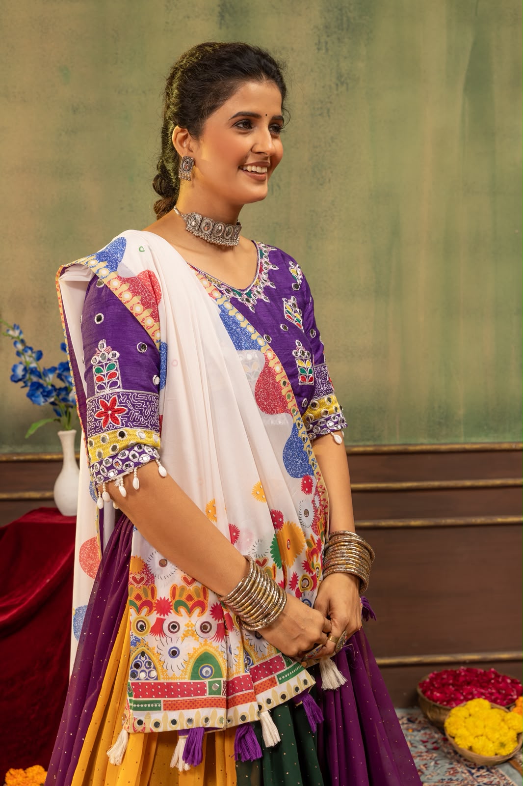Navratri Faux Georgette Lehenga Choli