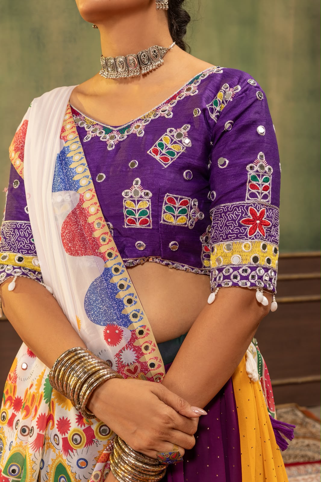 Navratri Faux Georgette Lehenga Choli