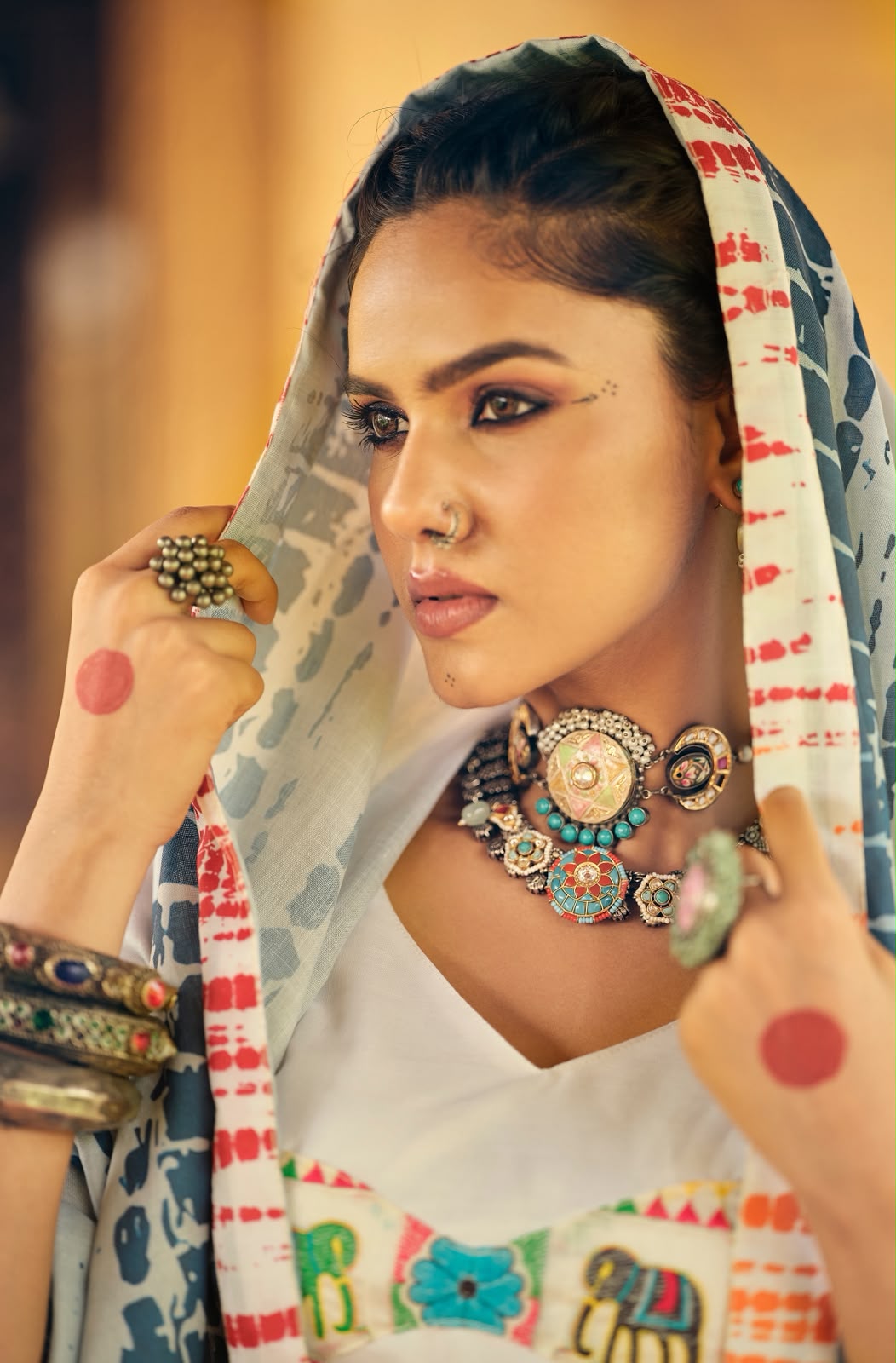 Lehenga Choli with Cotton Dupatta
