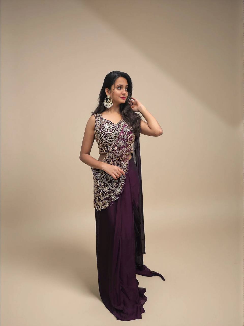 Rangoli Silk Designer Party Wear Saree