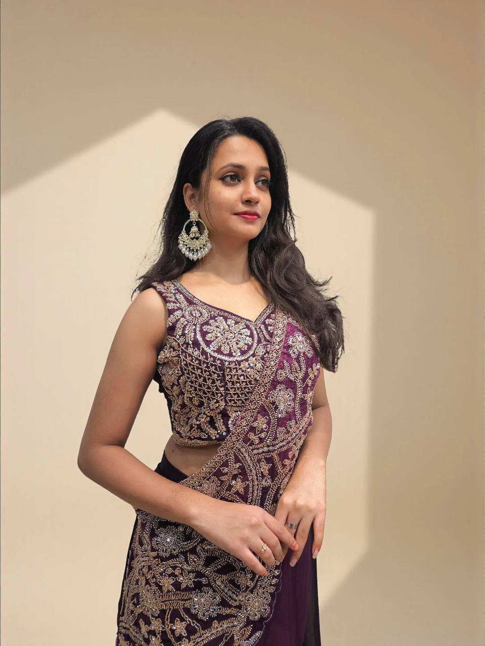 Rangoli Silk Designer Party Wear Saree