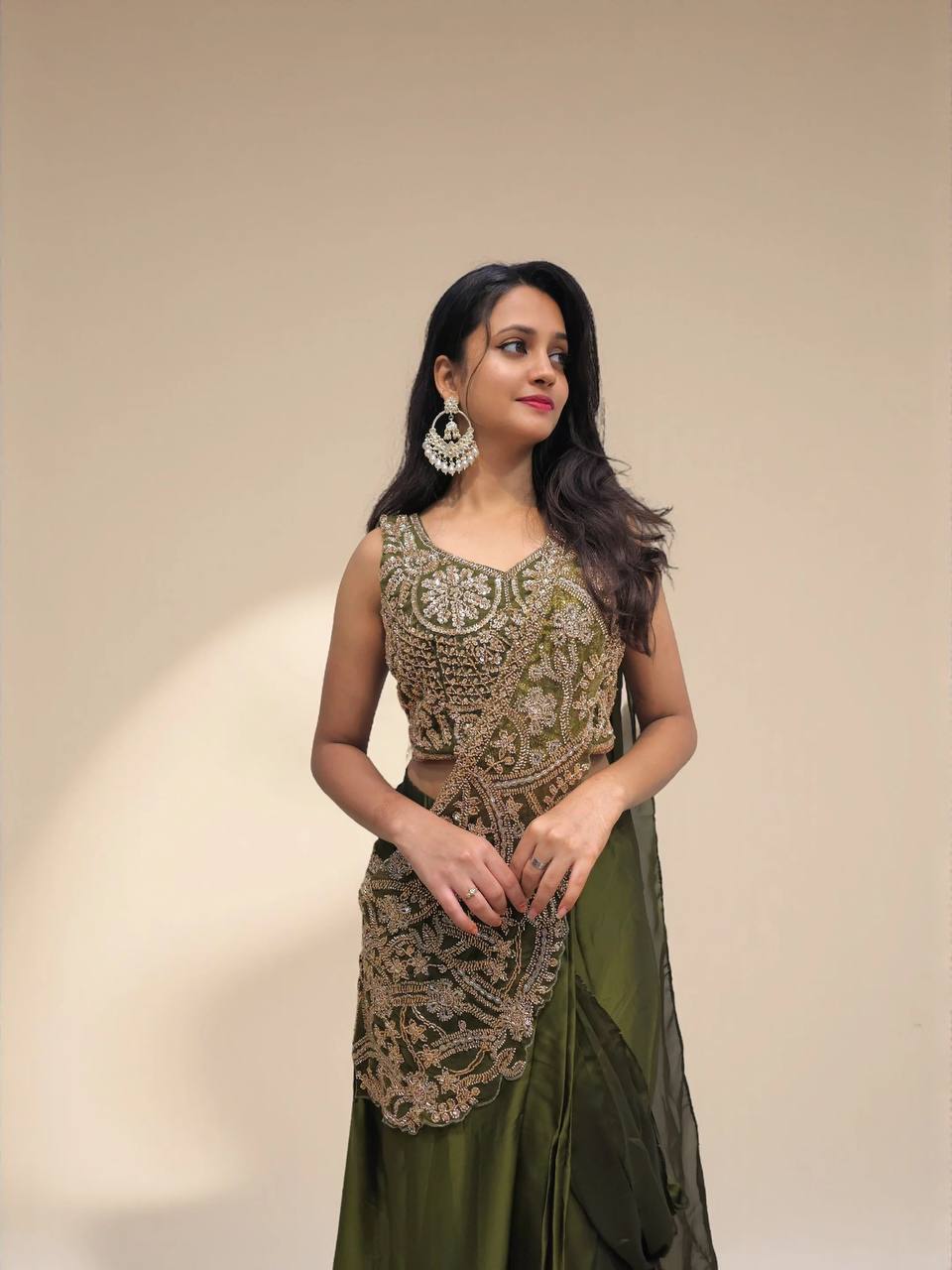 Rangoli Silk Designer Party Wear Saree