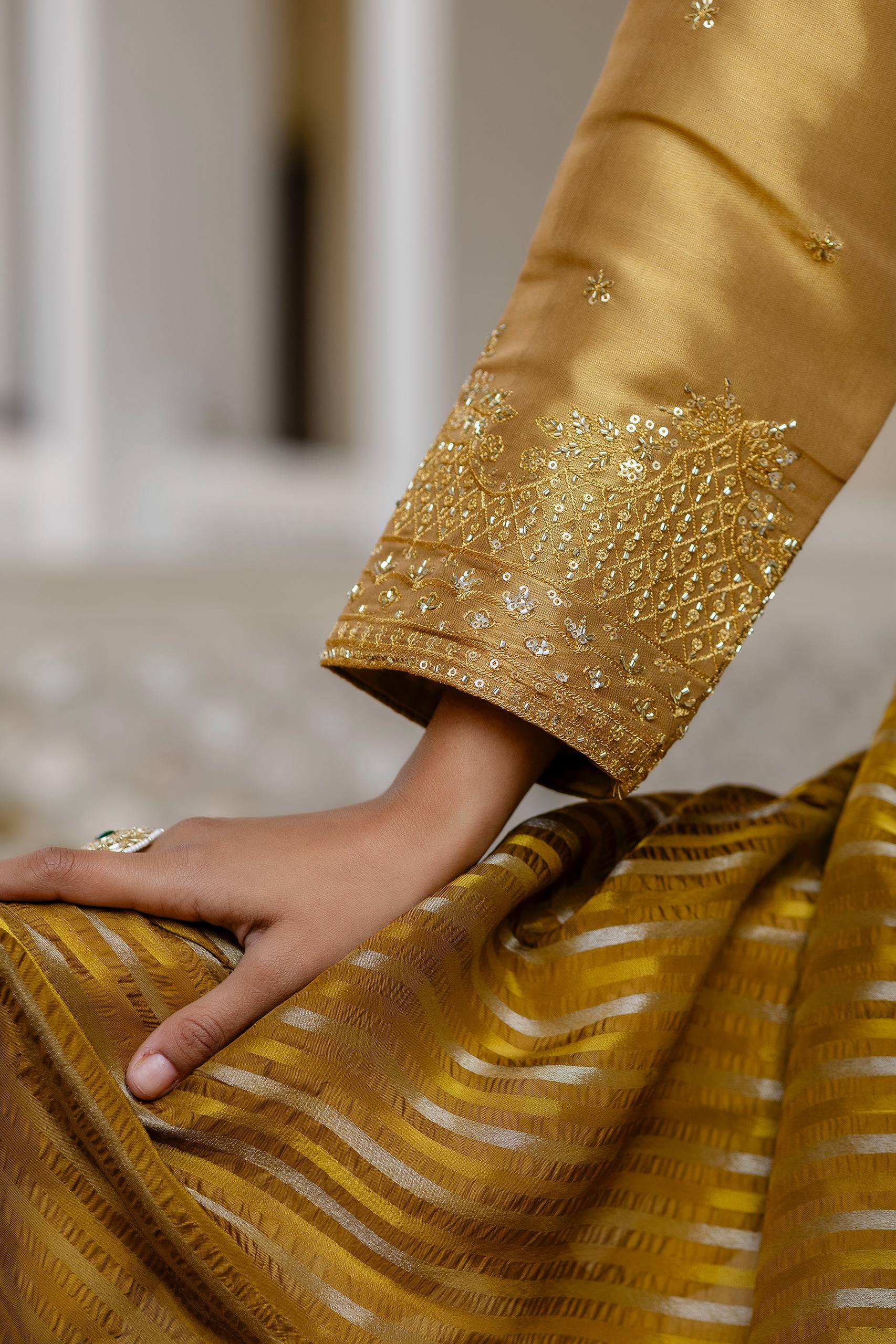Premium Banarasi Silk Embroidered Anarkali Gown with Dupatta for Women | Designer Wedding & Festive Wear