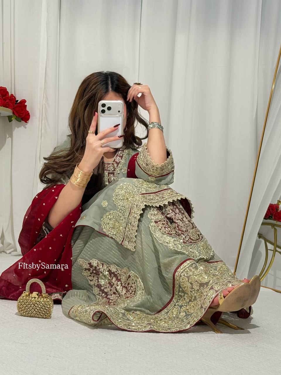 Sequence Embroidered Georgette Suit Set