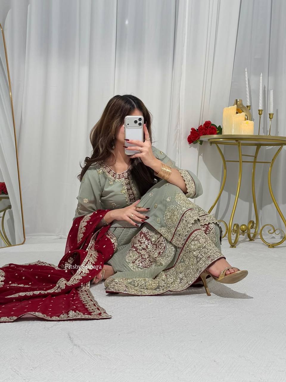 Sequence Embroidered Georgette Suit Set