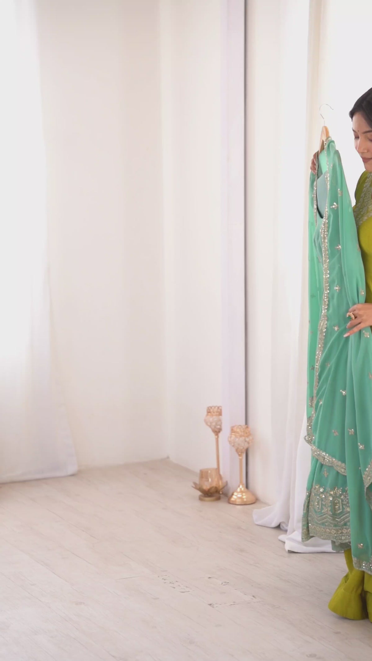 Elegant Embroidered Anarkali Set With Dupatta