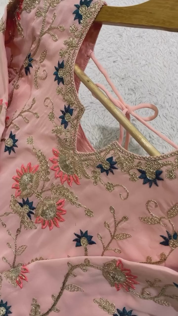 Sequins & Cording Work Ethnic Suit