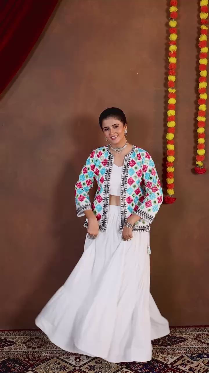 Navratri Rayon Lehenga Set | Jayant Fashion