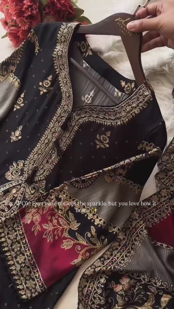Embroidered Pakistani Suit Set