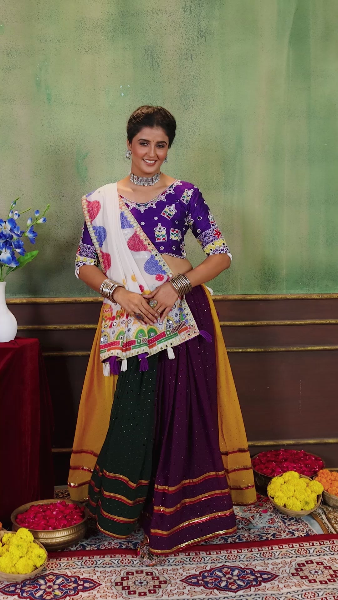 Navratri Faux Georgette Lehenga Choli